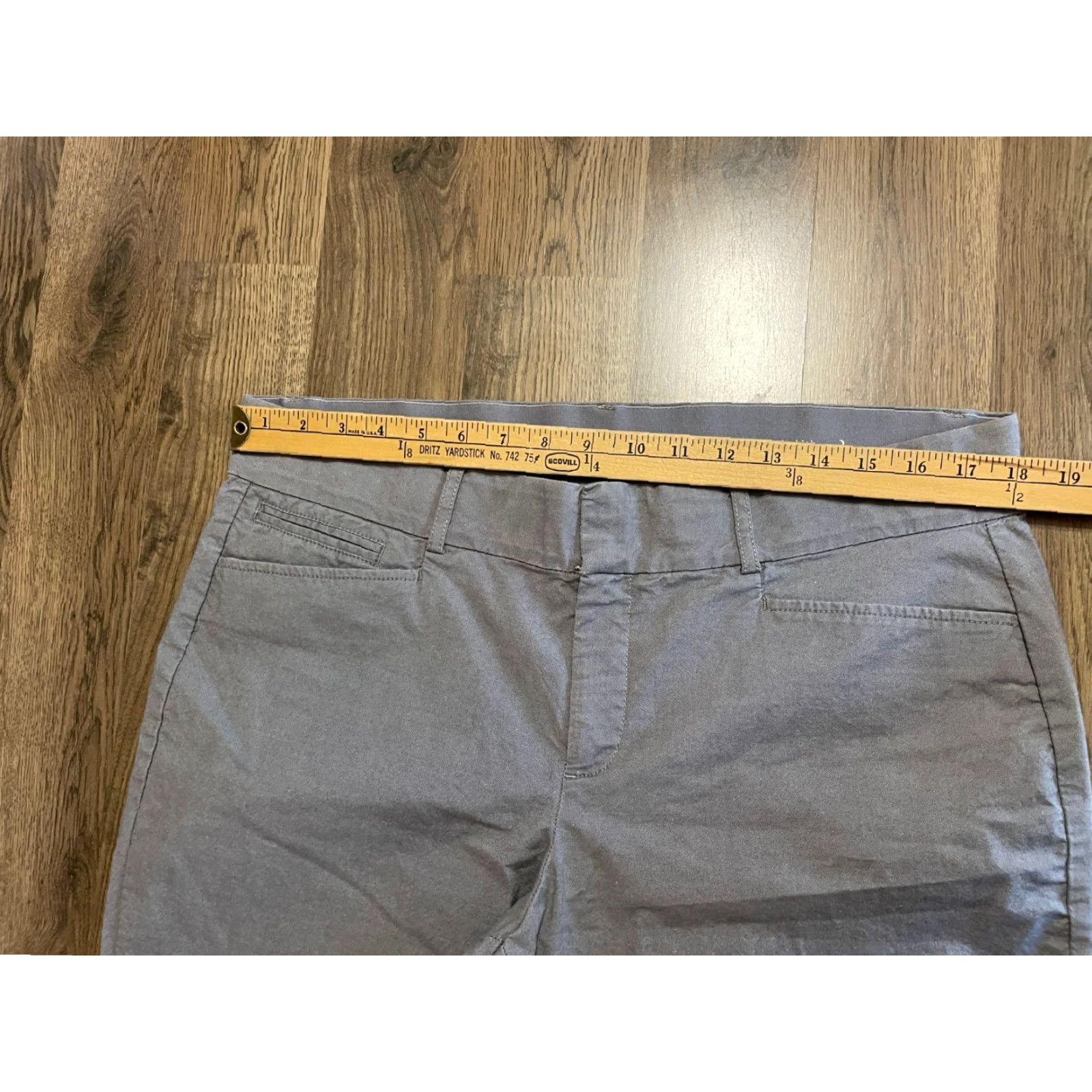 Dockers **DOCKERS Women's Size 16 Petite Gray Straight Leg Pants** User: DOCKERS Women's Size 16 Petite Gray Straight Leg Pants Size 38" / US 16 / IT 52 - 7 Thumbnail