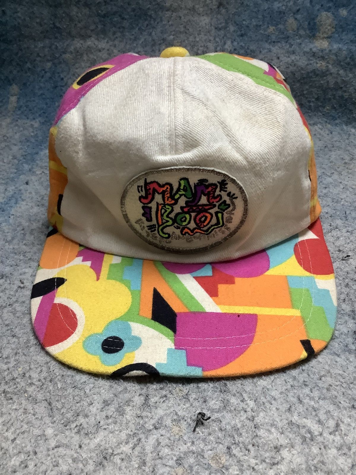 Mambo × Vintage Vintage 90s Mambo Floral Trucker Hat Size ONE SIZE - 1 Thumbnail