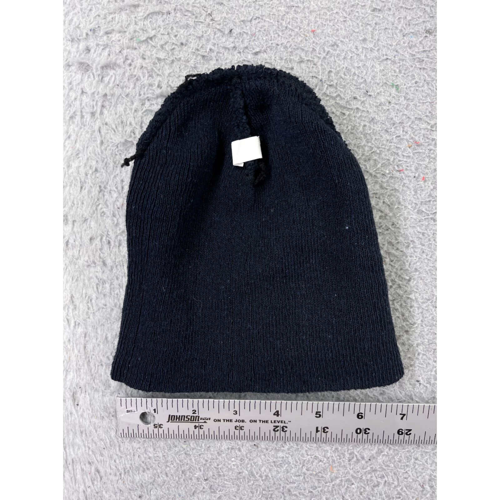 Vintage USA Flag Beanie Toque Adult One Size Blue Knit Embroidered 100% Poly Skier Boy Size ONE SIZE - 5 Thumbnail