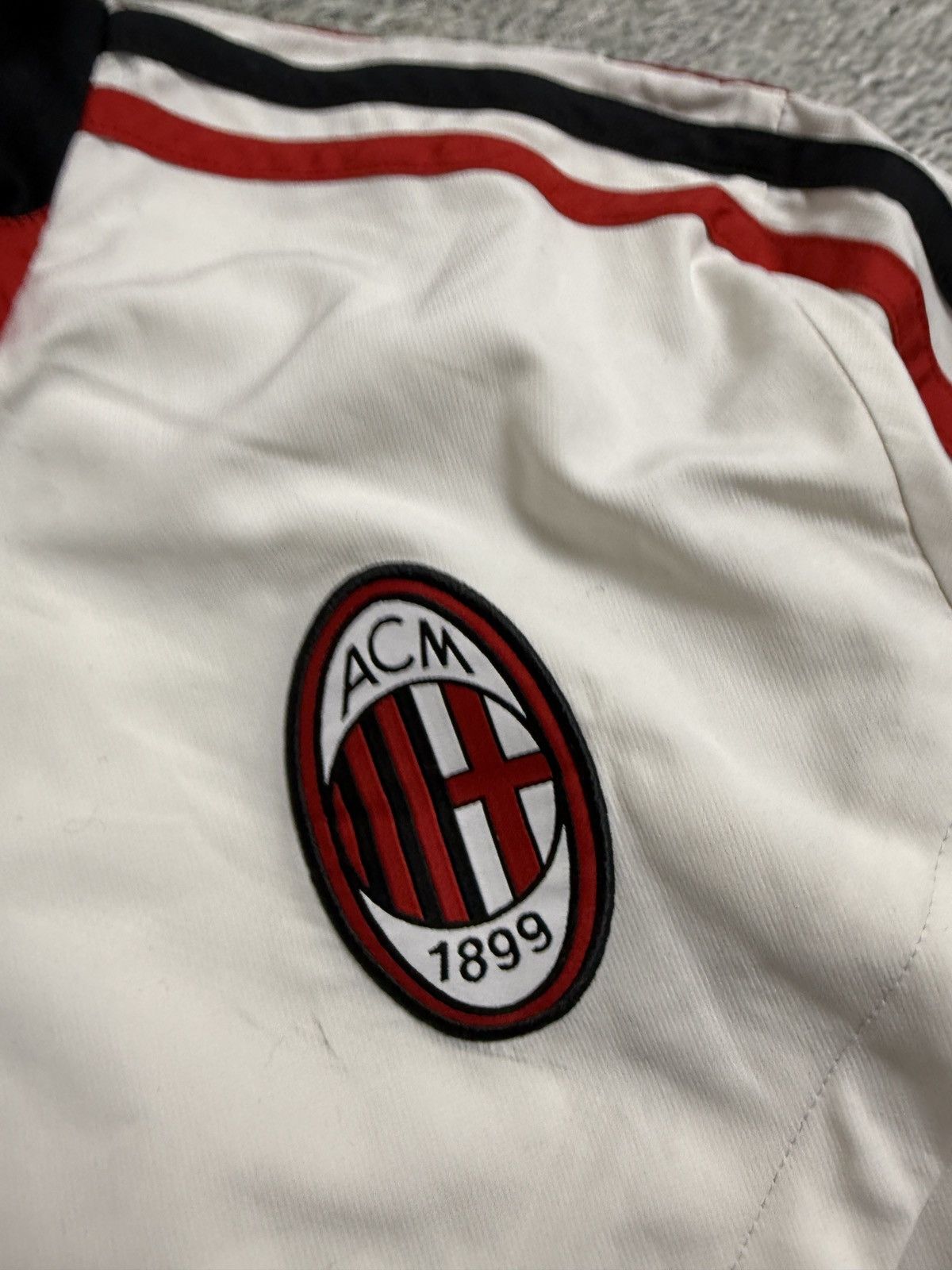 AC Milan Adidas tracksuit white Champions League