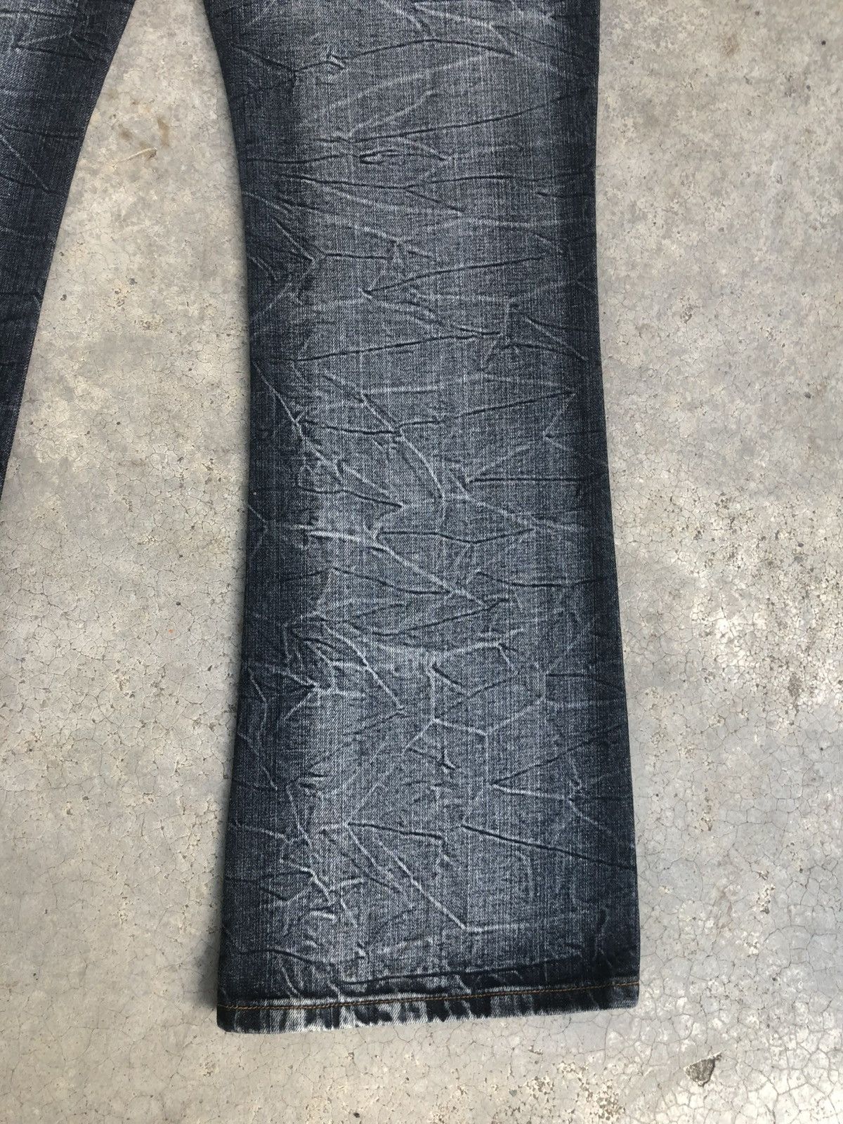 If Six Was Nine Japanese Black ant Flared Jeans Distressed Jeans Size US 38 / EU 54 - 12 Thumbnail