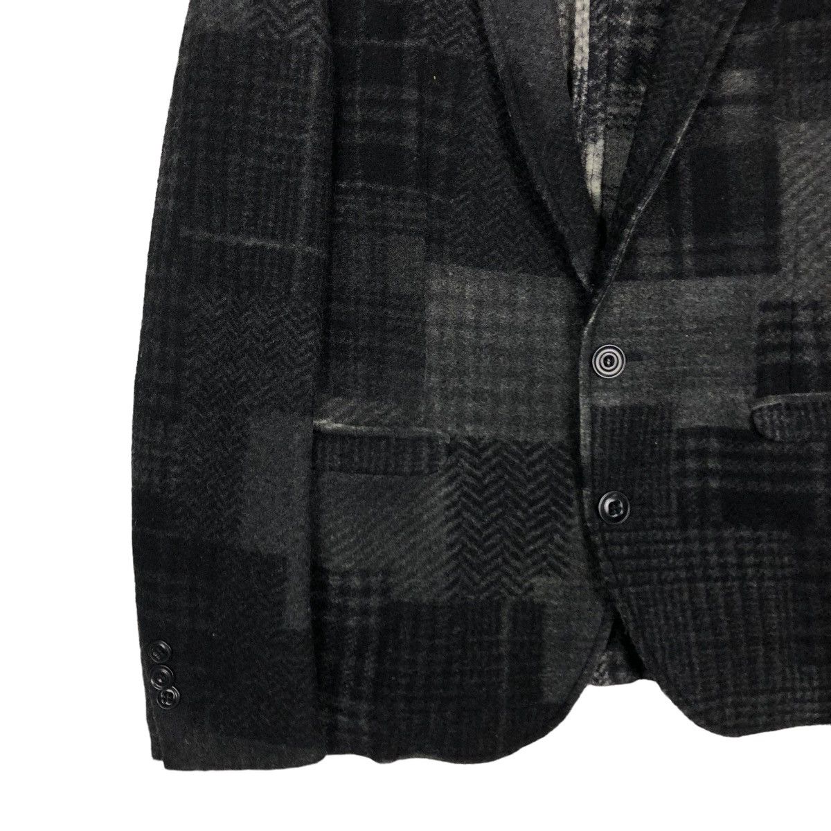 Vintage 🔥VTG J-NI-TY PATCHWORK BIKER JACKET WOOL JUNYA WATANABE Size US S / EU 44-46 / 1 - 4 Thumbnail