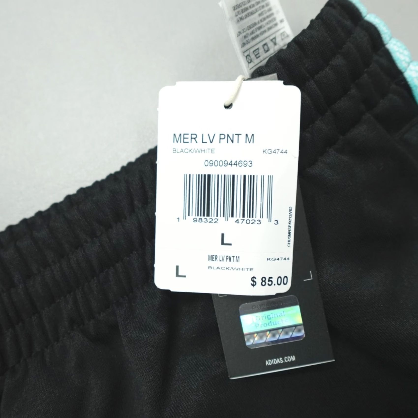 Adidas Adidas Mercedes-AMG Petronas F1 Team Track Pants Black Blue Men’s L KG4744 Pants Track Nike Size US 33 - 4 Thumbnail