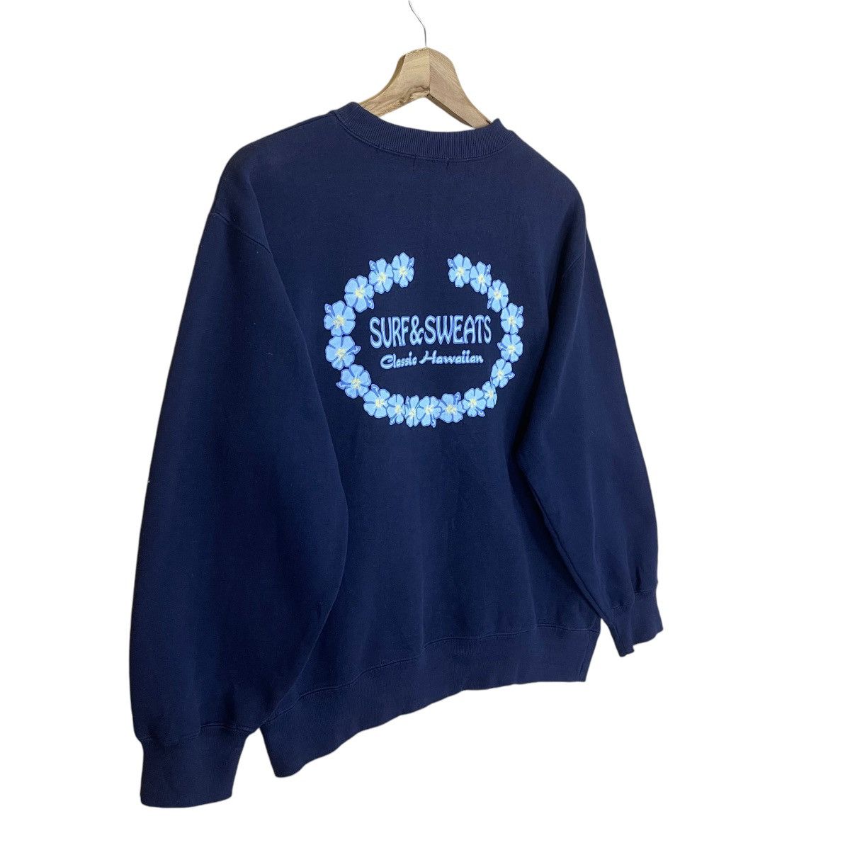 Billabong FADED!! Surf&Sweats Classic Hawaiian Crewneck Sweatshirt Size US S / EU 44-46 / 1 - 2 Thumbnail