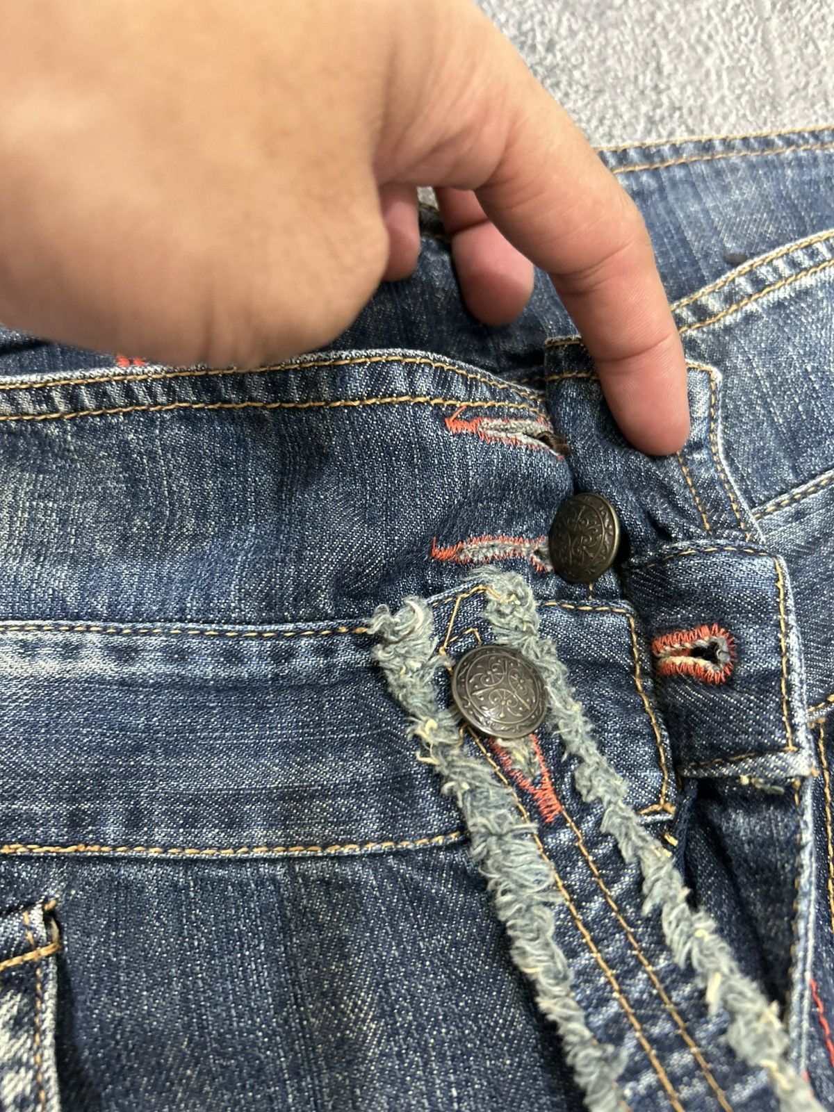 Japanese Brand BNX Jeans Size US 32 / EU 48 - 6 Thumbnail
