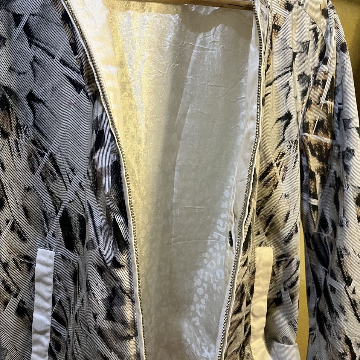 Roberto Cavalli Roberto Cavalli Snake Print Bomber Jacket Size US L / EU 52-54 / 3 - 7 Thumbnail