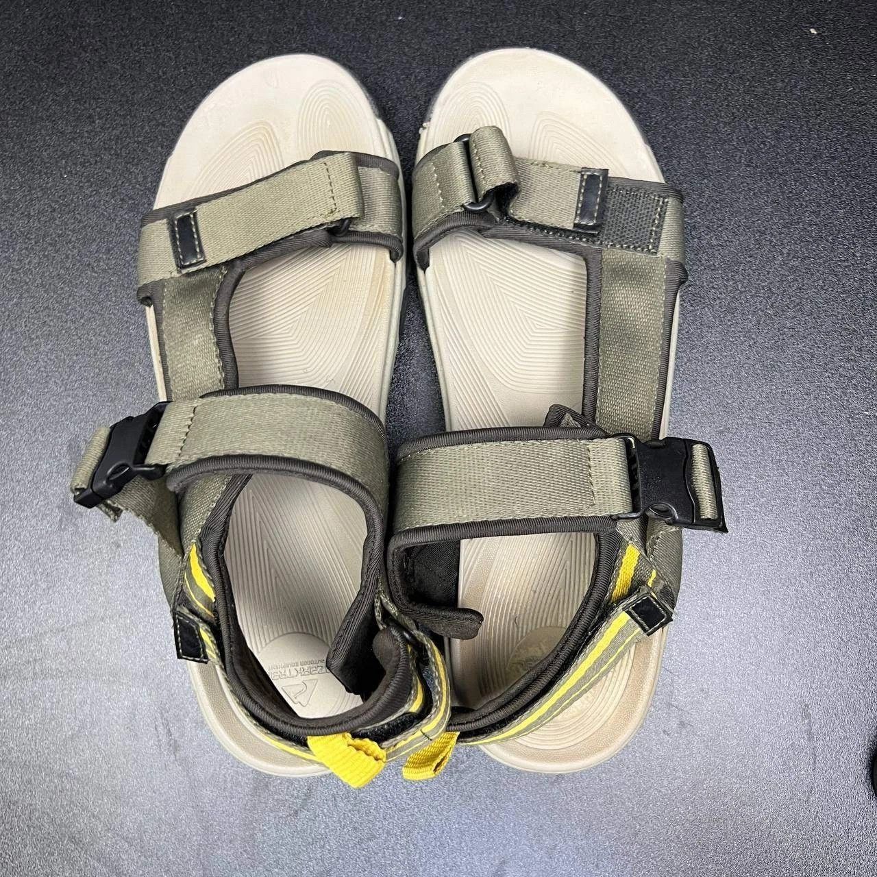 Other Ozark Trail Sandals 13 Olive Textile Round Toe Hook Loop Size US 13 / EU 46 - 5 Thumbnail