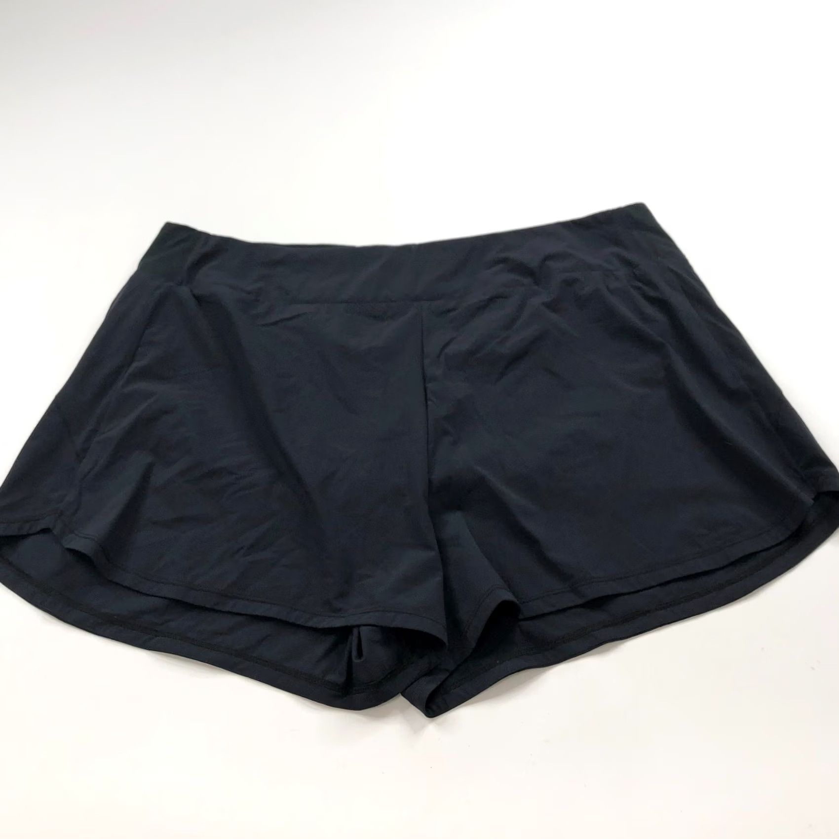 Nike Nike Bliss Dri-Fit XXL Brief Lined Running 3" Shorts Black DX6018 Ladies Athletic Shorts Women's 2XL breathable Nylon Polyamide 39in Waist Inseam 3in Size 40" / US 18 - 2 Thumbnail