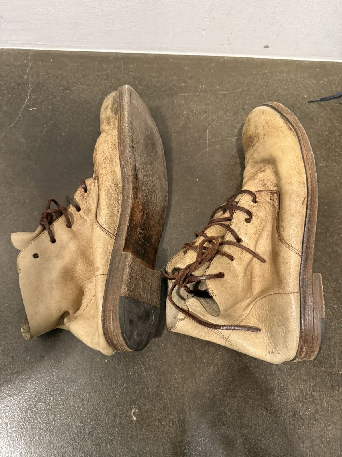 Marsell Tan stained Marsell Zucca Boots Size US 8 / EU 41 - 4 Thumbnail