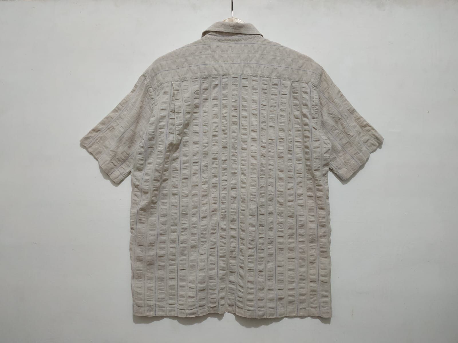 Lanvin Vintage Lanvin Wringkle Pleat Shirt Size US L / EU 52-54 / 3 - 12 Thumbnail