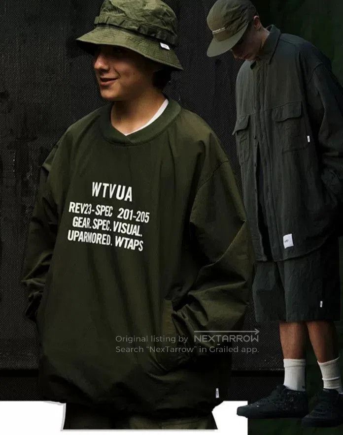 Wtaps wtaps nylon smock jacket in green. Size US XL / EU 56 / 4 - 3 Thumbnail