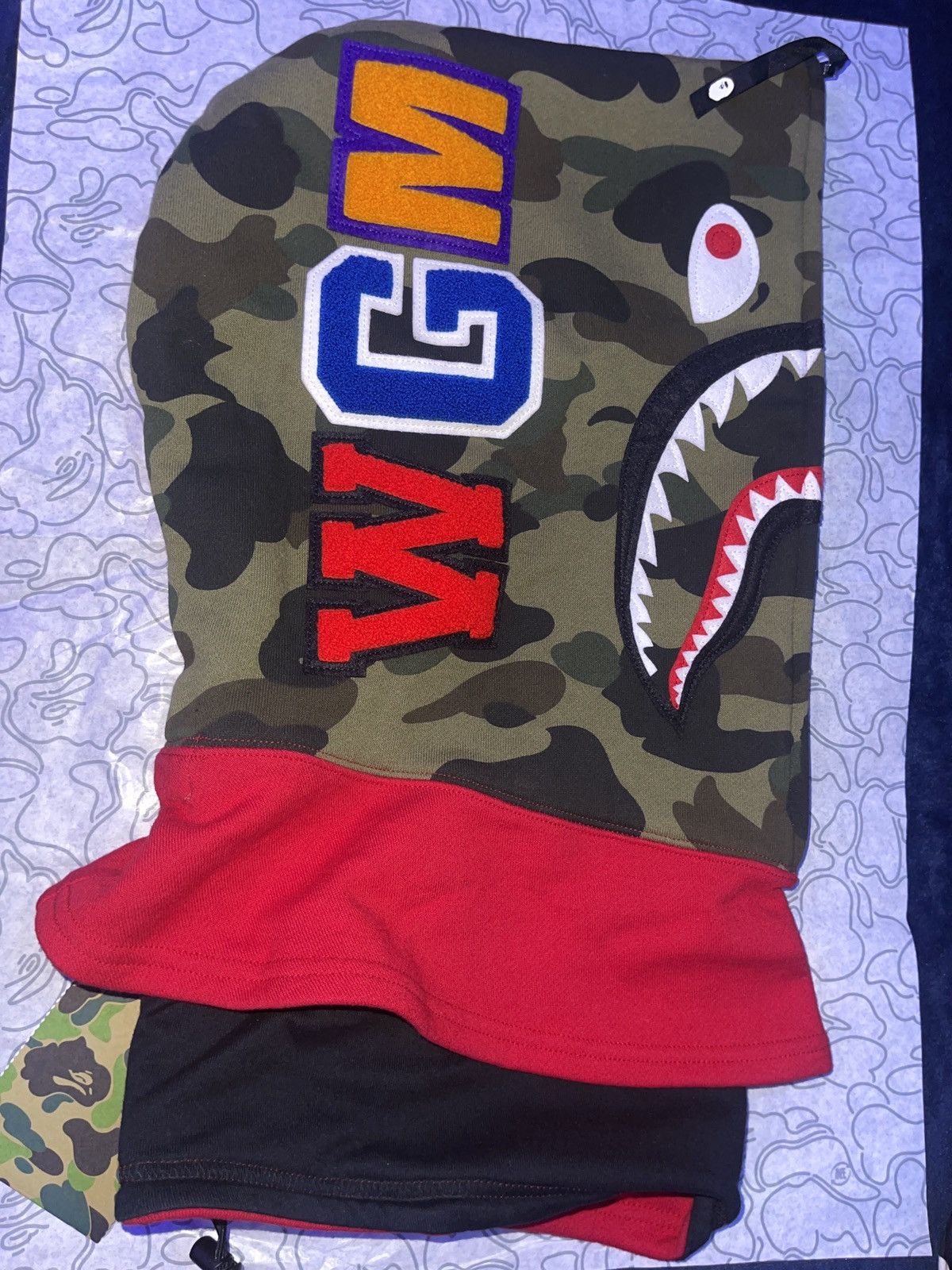 Bape BAPE camo shark face mask Size ONE SIZE - 1 Thumbnail