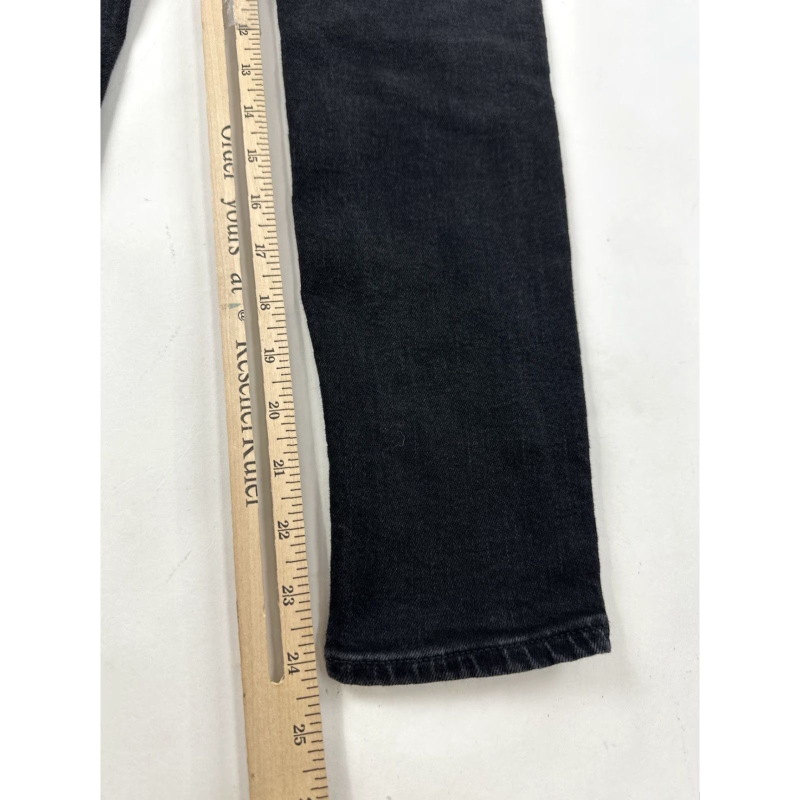 Vintage Armedangels Jeans Women’s 27 Black Skinny Stretch Jeans Slim Rise Mid Dark Wash Womens 27 Black Skinny Stretch Size 27" / US 4 / IT 40 - 7 Thumbnail