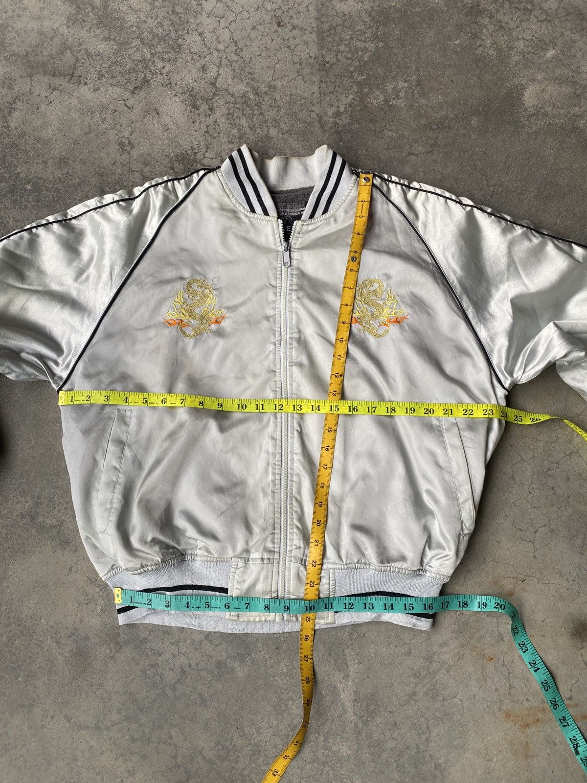 Japanese Brand Bugle club sukajan dragon back hit jacket Size US L / EU 52-54 / 3 - 4 Thumbnail