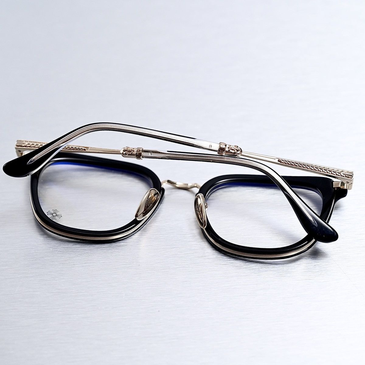 Chrome Hearts CHROME HEARTS STRAPADICTOME GLASSES Size ONE SIZE - 9 Thumbnail
