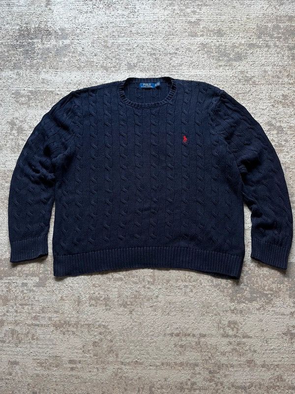 Polo Ralph Lauren Polo Ralph Lauren Sz XXL Chunky Sweater Small Pony Size US XXL / EU 58 / 5 - 1 Thumbnail
