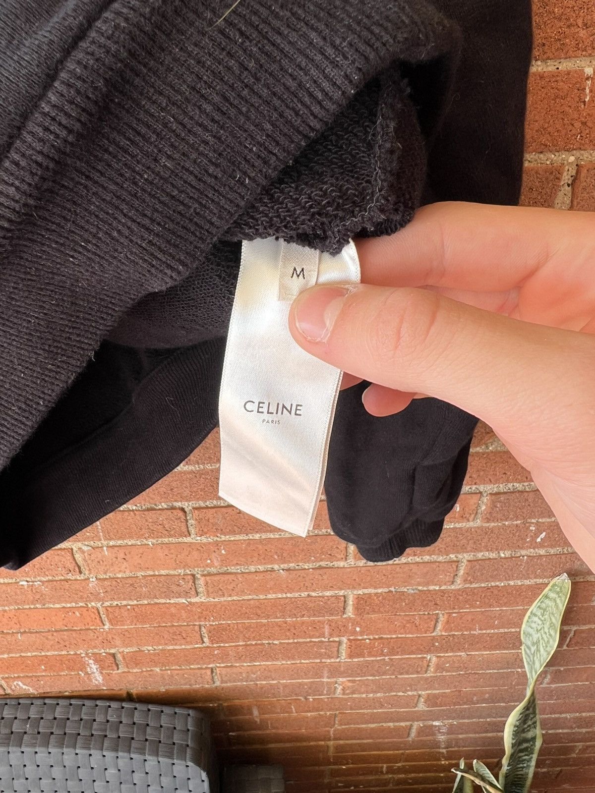 Celine Celine logo hoodie by Hedi Slimane Size US S / EU 44-46 / 1 - 7 Thumbnail