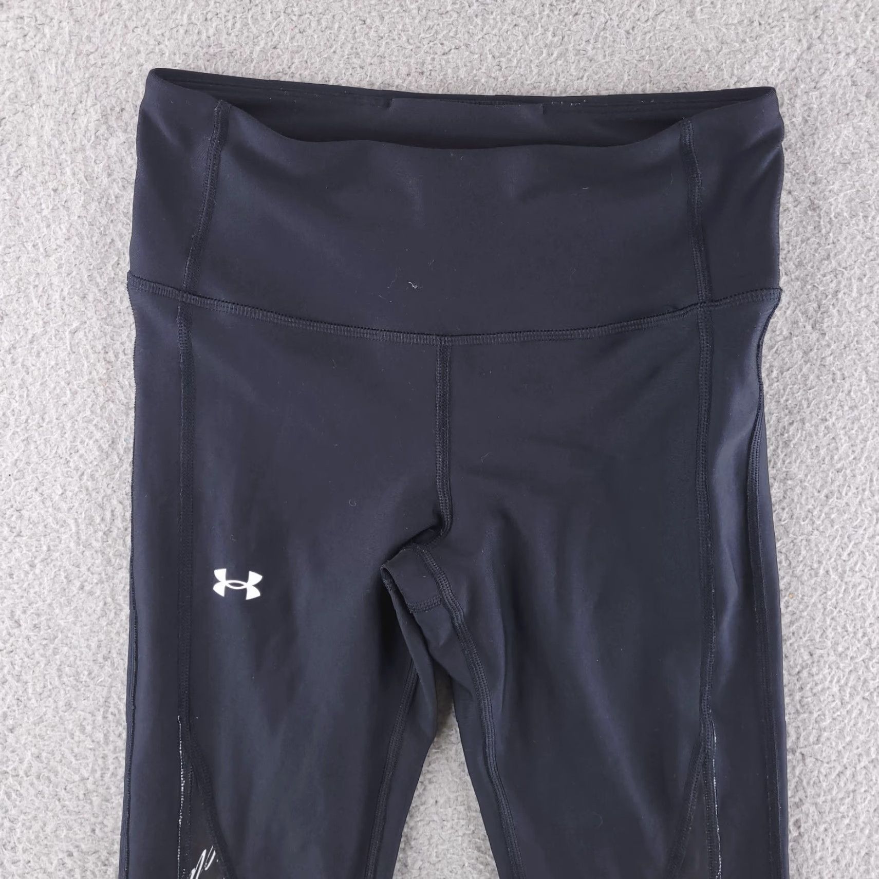 Under Armour Under Armour Leggings Womens Small Black Ankle Cropped Solid Type Leggings Womens Small Black Casual Activewear Mens Size 28" / US 6 / IT 42 - 4 Thumbnail