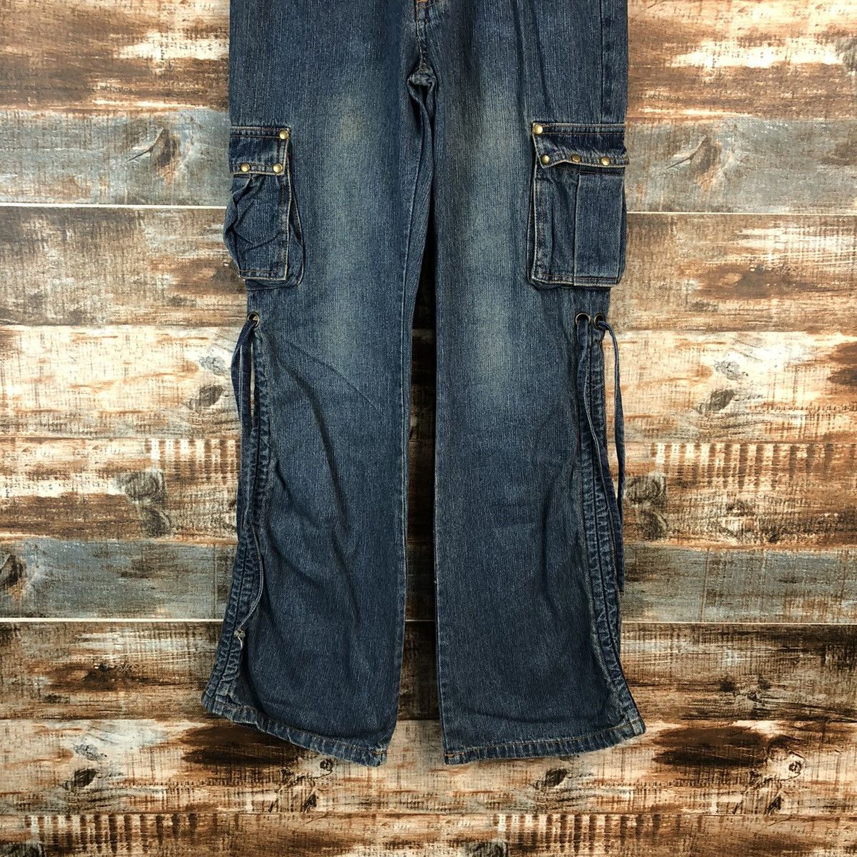 Japanese Brand Japan seditionaries punk Blue Jeans denim Pants #A2536 Size US 26 / EU 42 - 3 Thumbnail