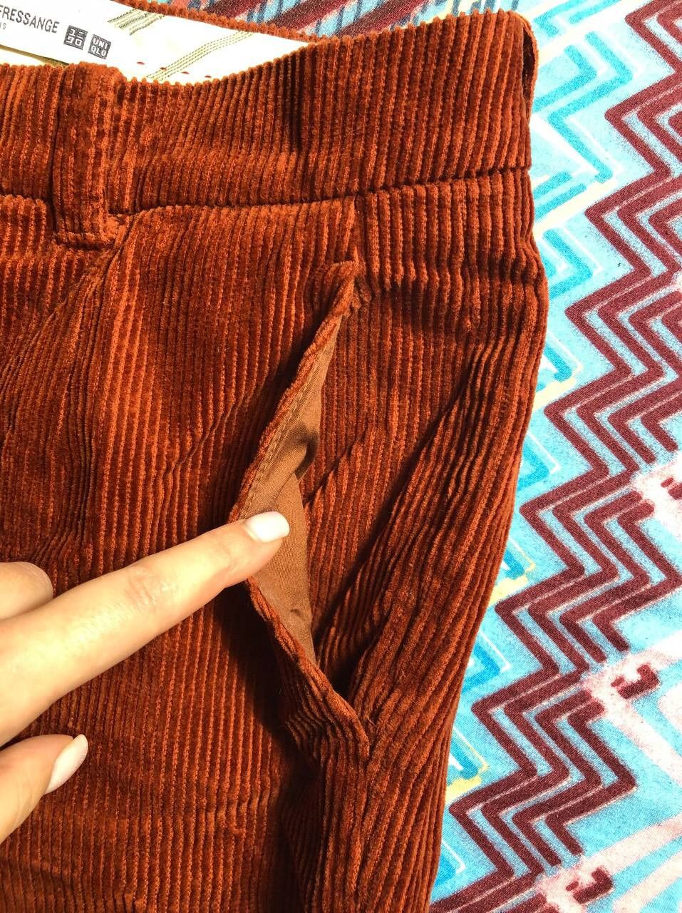 Uniqlo Uniqlo X Ines De La Fressange Velvet Pants Size US 29 - 7 Thumbnail