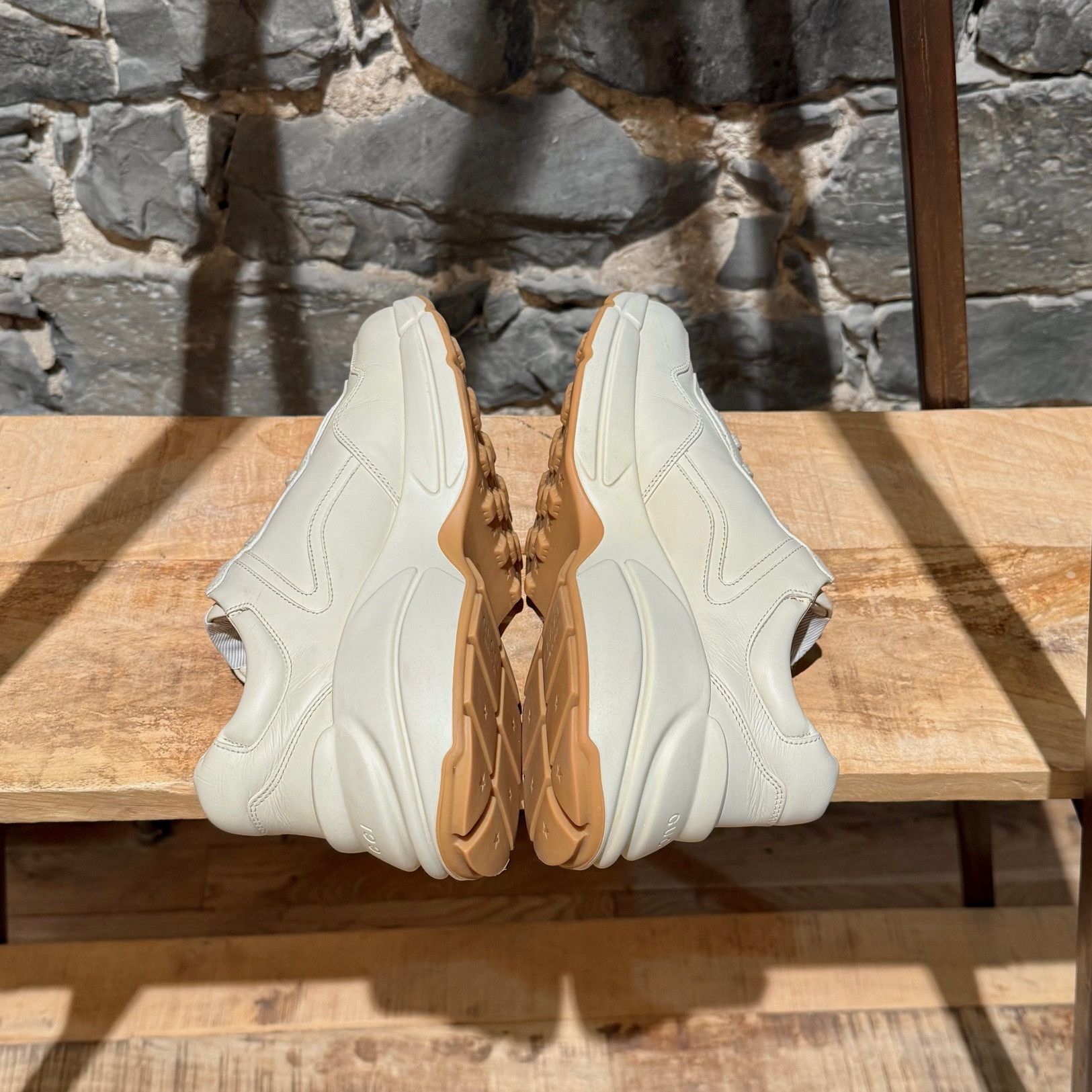Disney × Gucci Gucci X Disney Rhyton Ivory Chunky Sneakers - 8.5 UK Size US 9.5 / EU 42-43 - 9 Thumbnail