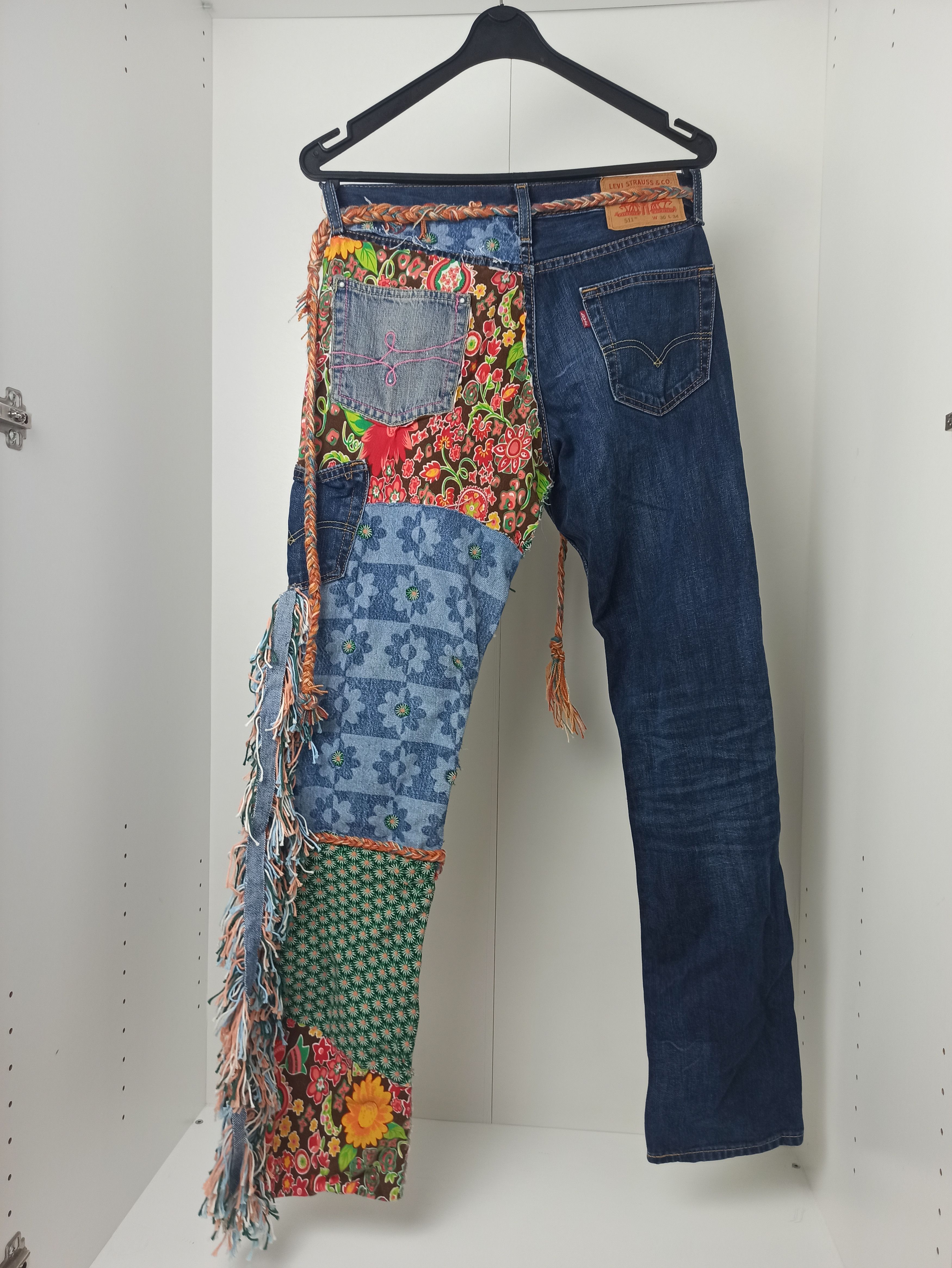 Avant Garde × Levi's × Vintage Patchwork Multicolor Levi's
