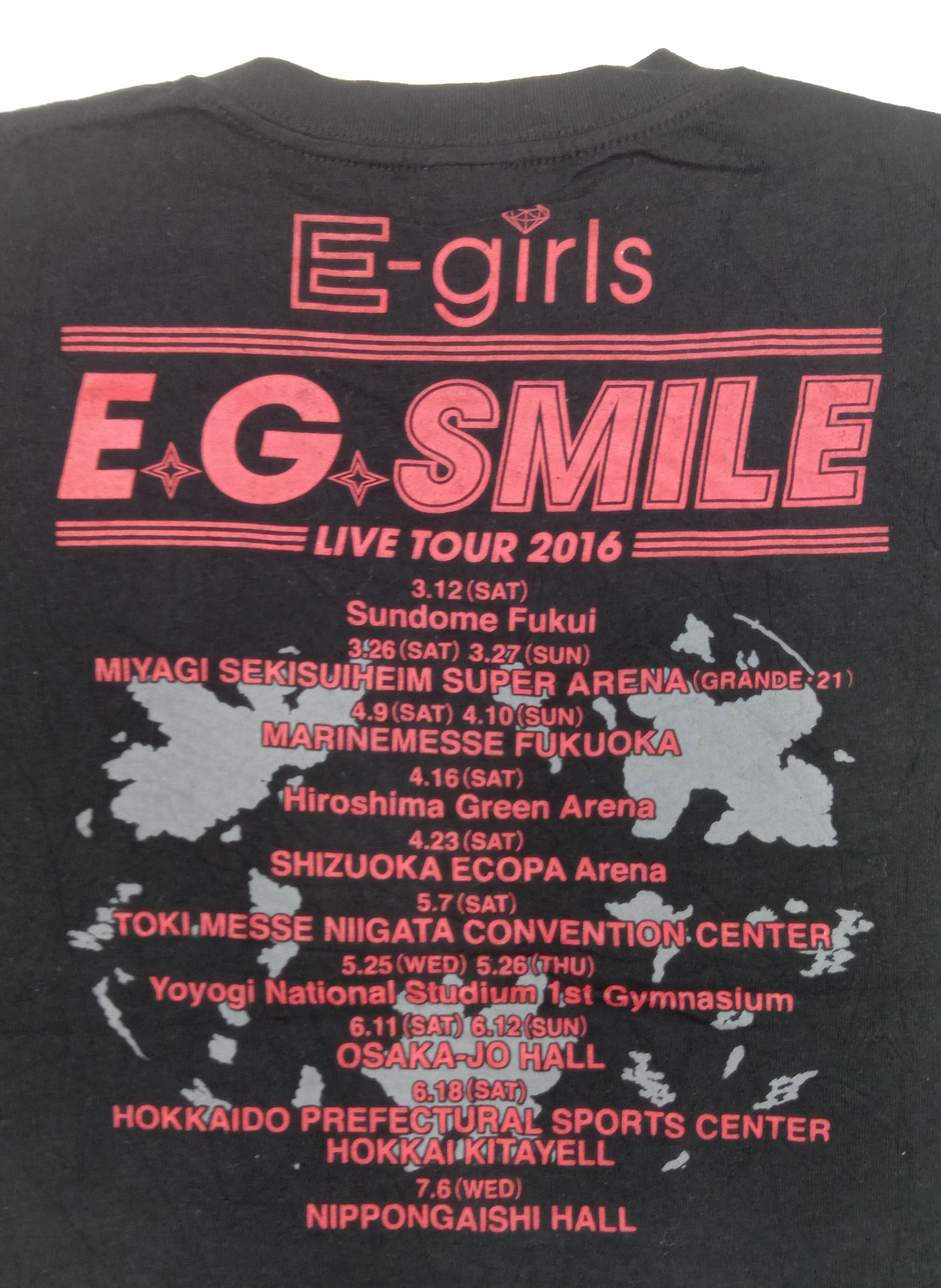 Band Tees EG Smile 2016 Tour T Shirt Size S / US 4 / IT 40 - 2 Thumbnail