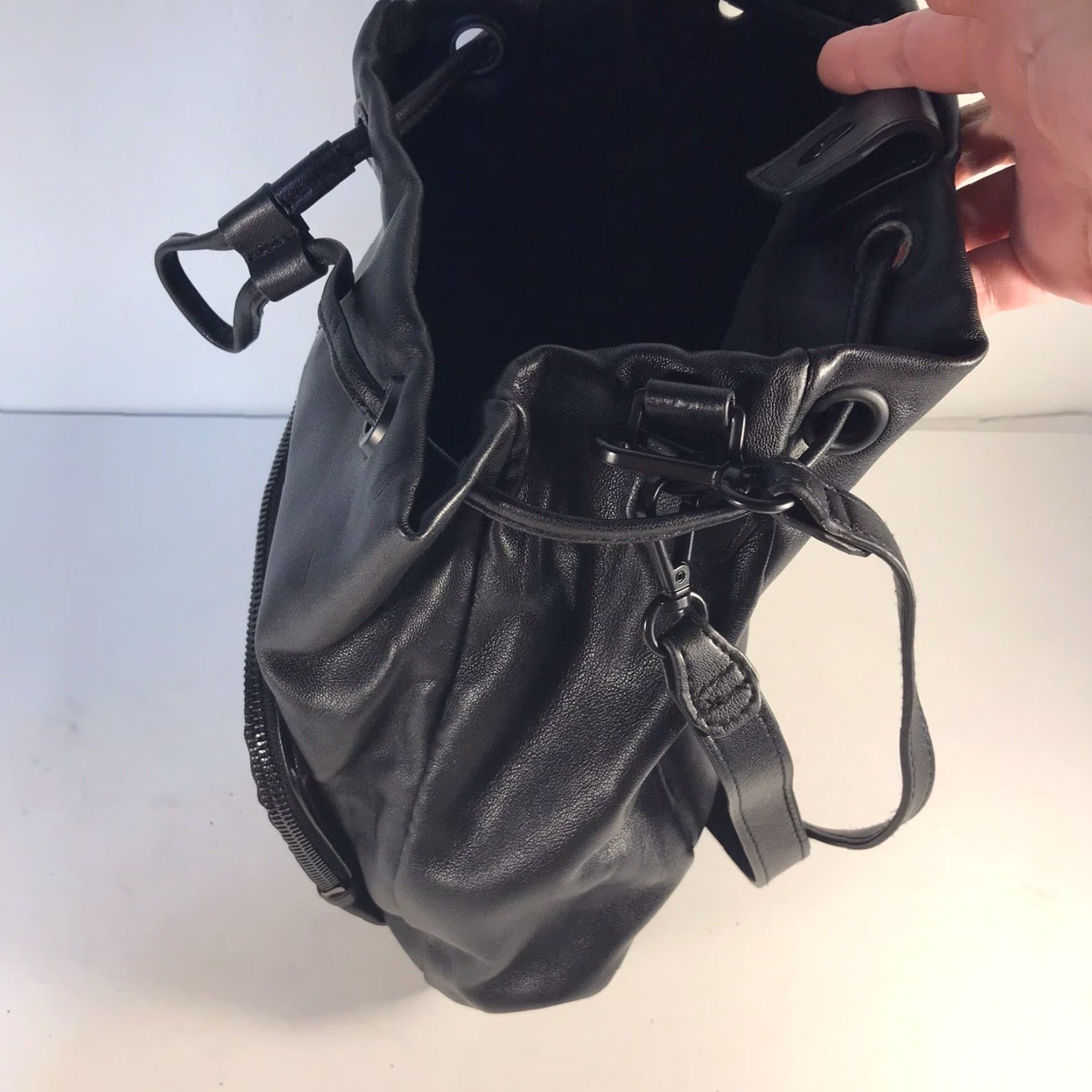 Kenneth Cole Kenneth Cole Reaction Black Tote Backpack Bag Women Large Casual Travel Vegan Friendly Size ONE SIZE - 2 Thumbnail