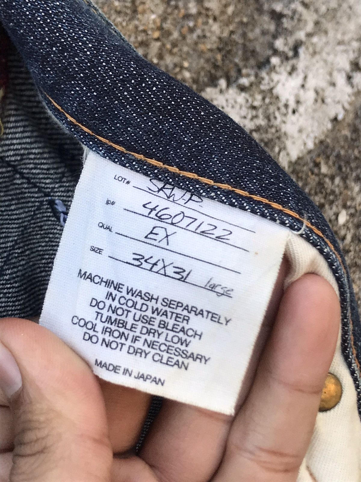 FDMTL ⚡️Japanese Brand Scanner Fundamental Crazy Patchwork Denim Size US 35 - 9 Thumbnail