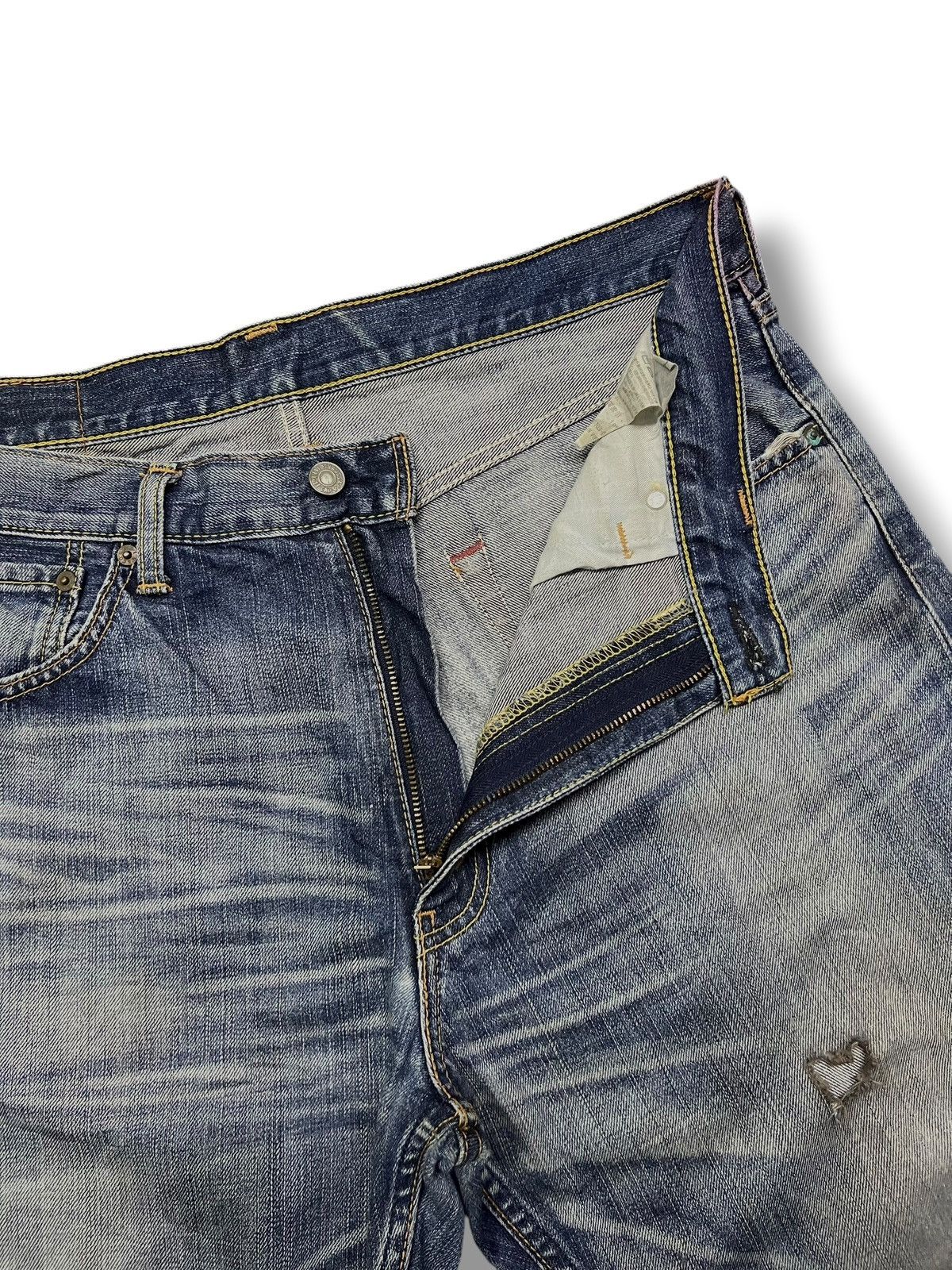 Levi's Baggy Vintage 07s Levi’s 703 - Faded Wash, Distressed Denim Size US 36 / EU 52 - 10 Thumbnail