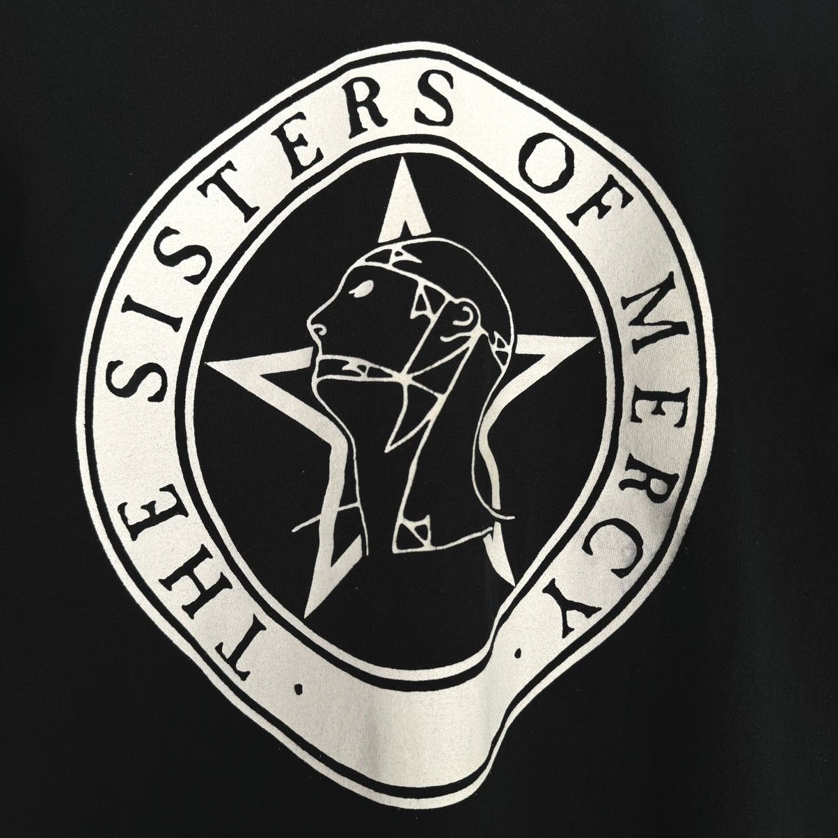Band Tees Vintage Sisters Of Mercy Merciful Release Screen Stars Tee Size US M / EU 48-50 / 2 - 4 Thumbnail