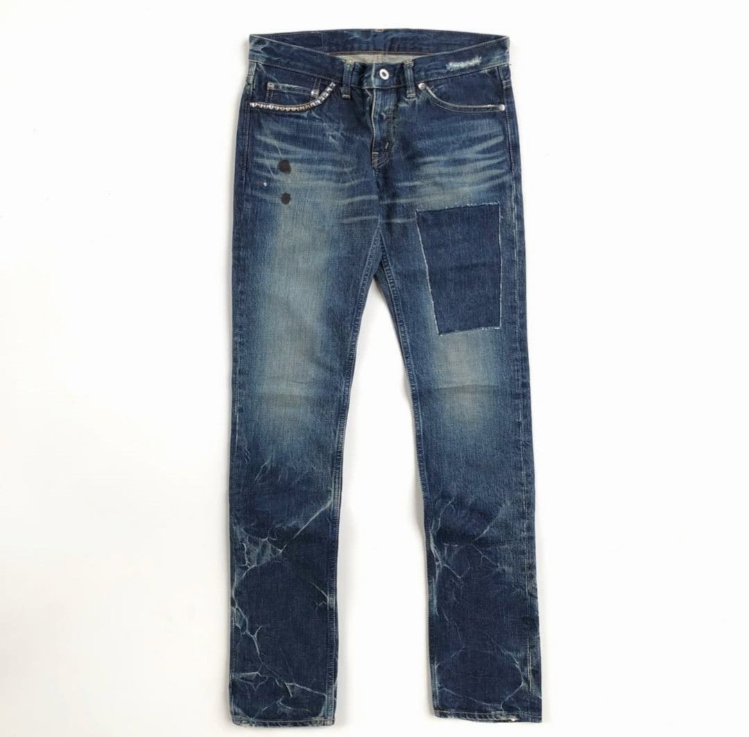 Hysteric Glamour Hysteric Glamour Iconic 90’ studded denim blue jeans Size US 30 / EU 46 - 1 Thumbnail