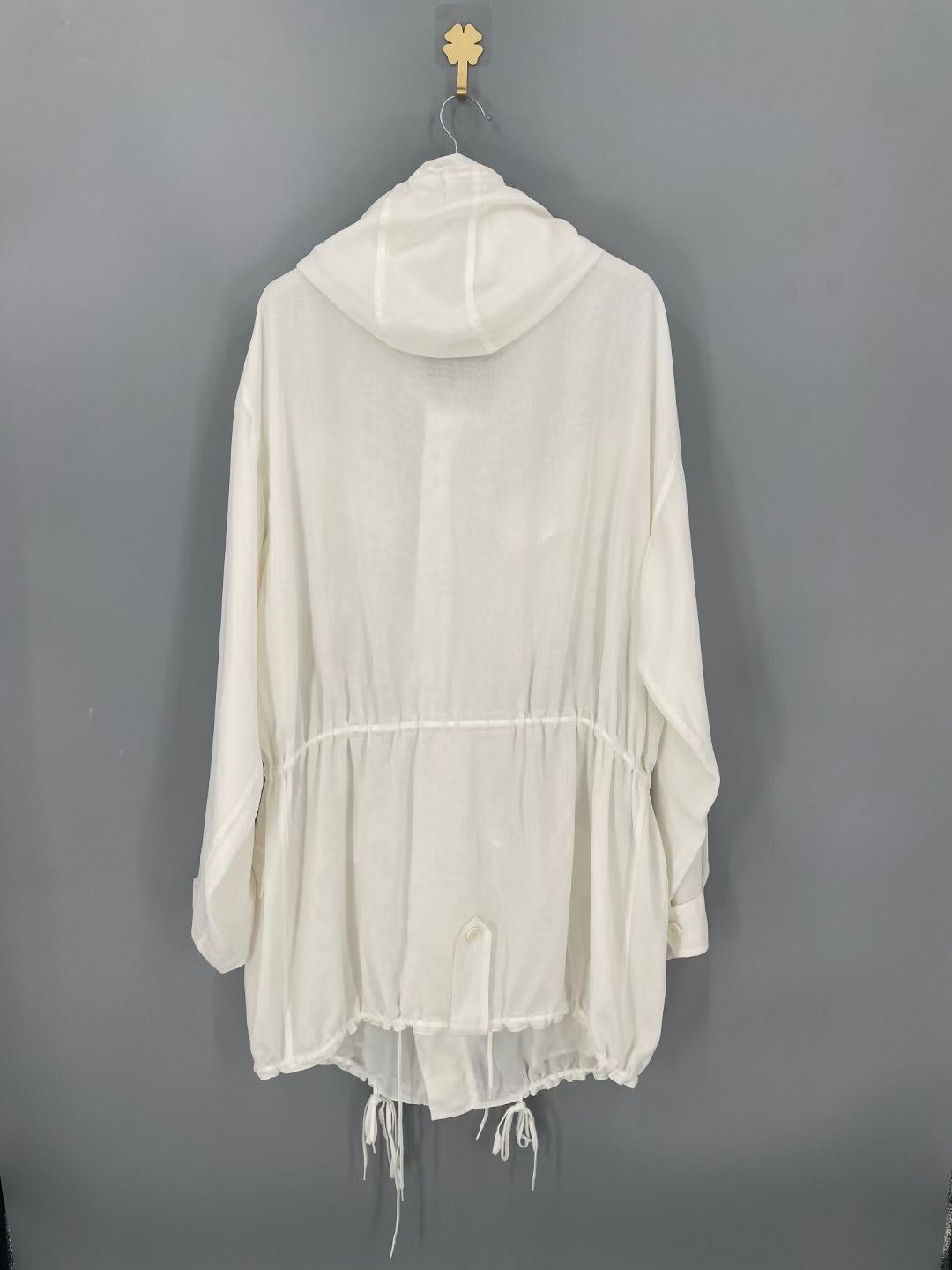 Maison Margiela Maison Margiela Loose drawstring waist hooded jacket 2501-N Size XS / US 0-2 / IT 36-38 - 2 Thumbnail