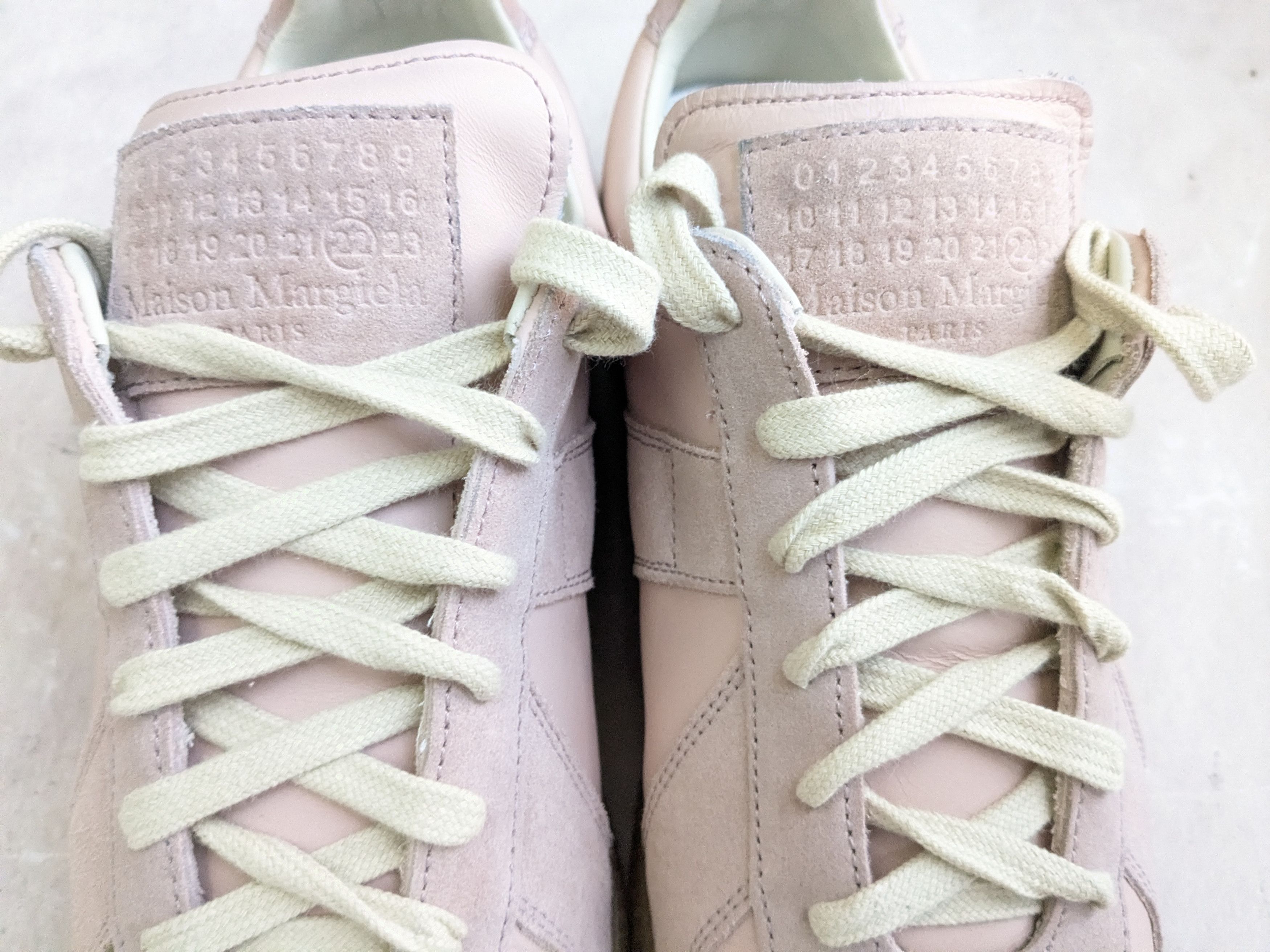 Maison Margiela Maison Margiela GAT Replica Pink 7 40 Low Tops Gum Size US 7 / EU 40 - 2 Thumbnail