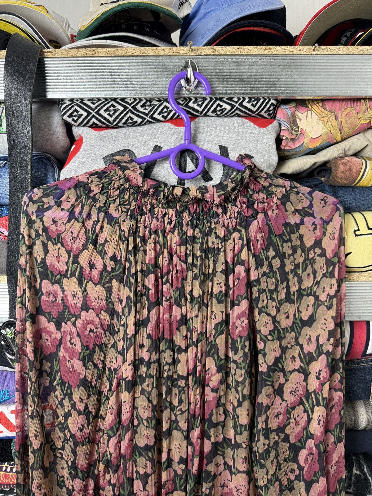 Polo Ralph Lauren Polo Ralph Lauren Shirt Blouse Viscose Flowers Overprint Size US L / EU 52-54 / 3 - 3 Thumbnail