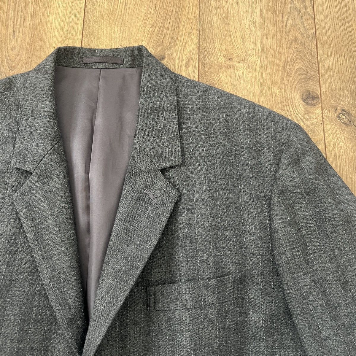 Y's for Men Yohi Yamamoto Y’s for Men Wool Striped Blazer Size 40R - 2 Thumbnail
