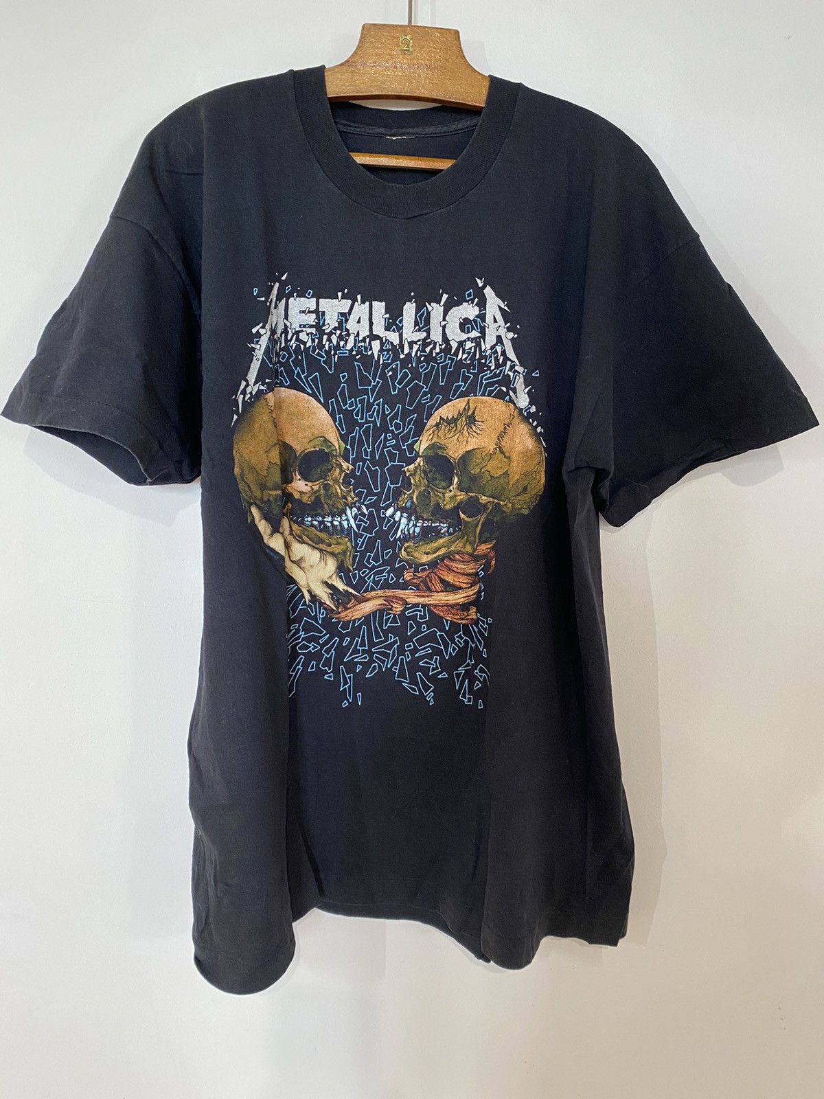 Band Tees Vintage Metallica sad but true 90s pushead Size US XL / EU 56 / 4 - 1 Thumbnail