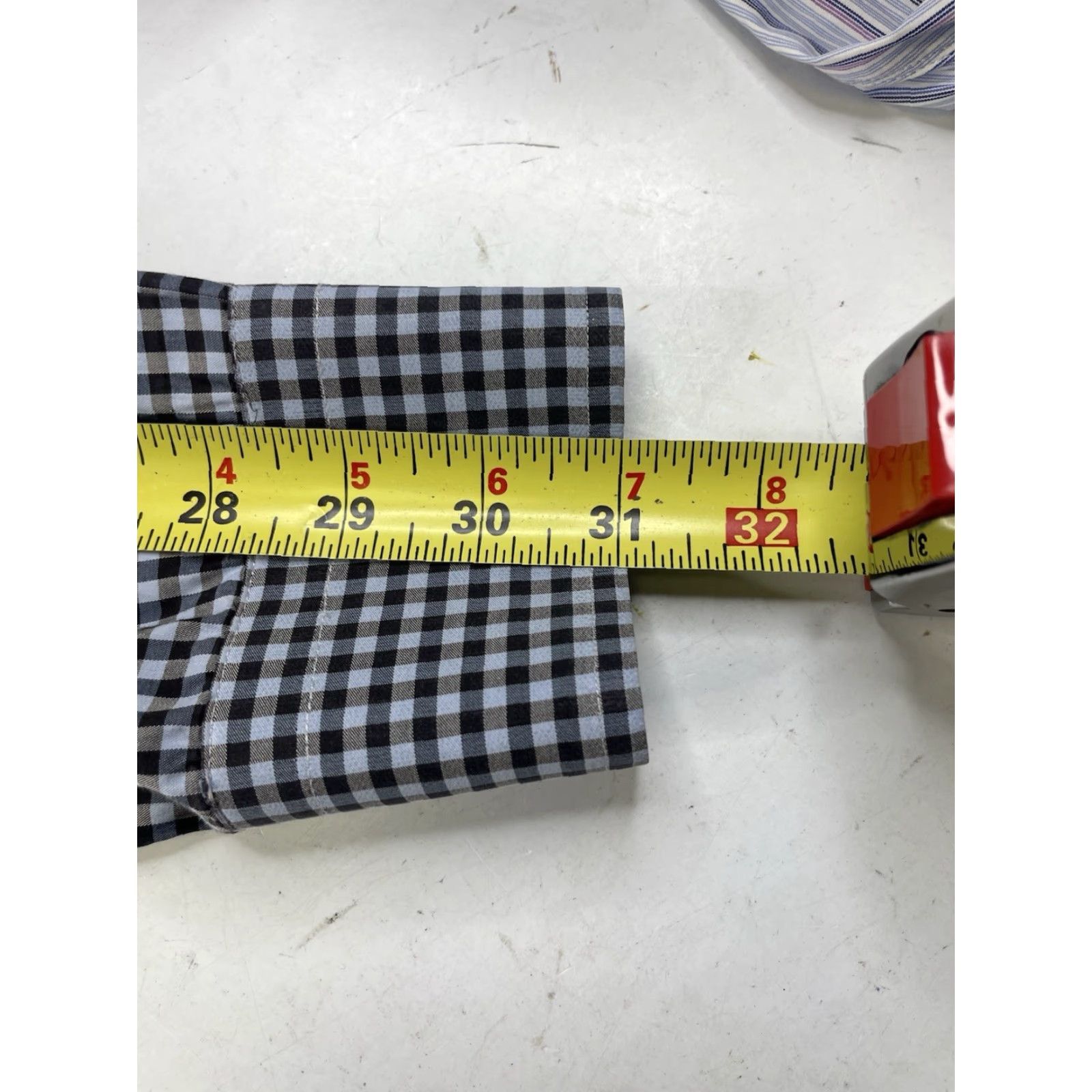 Eton Eton Shirt Mens 16.5 42 Gingham Check Plaid Contemporary Long Sleeve Dress Shirt Regular Collar Spread Barrel Cuff Multicolor Mens Size 46R - 5 Thumbnail
