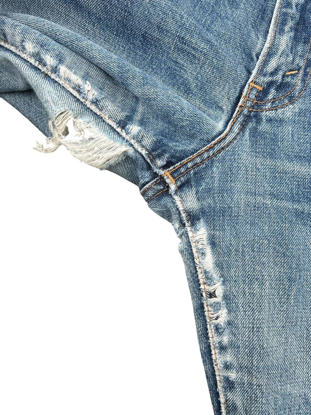 Kapital Vintage Levis Big E Selvedge Thrashed Denim Jeans Size US 32 / EU 48 - 14 Thumbnail