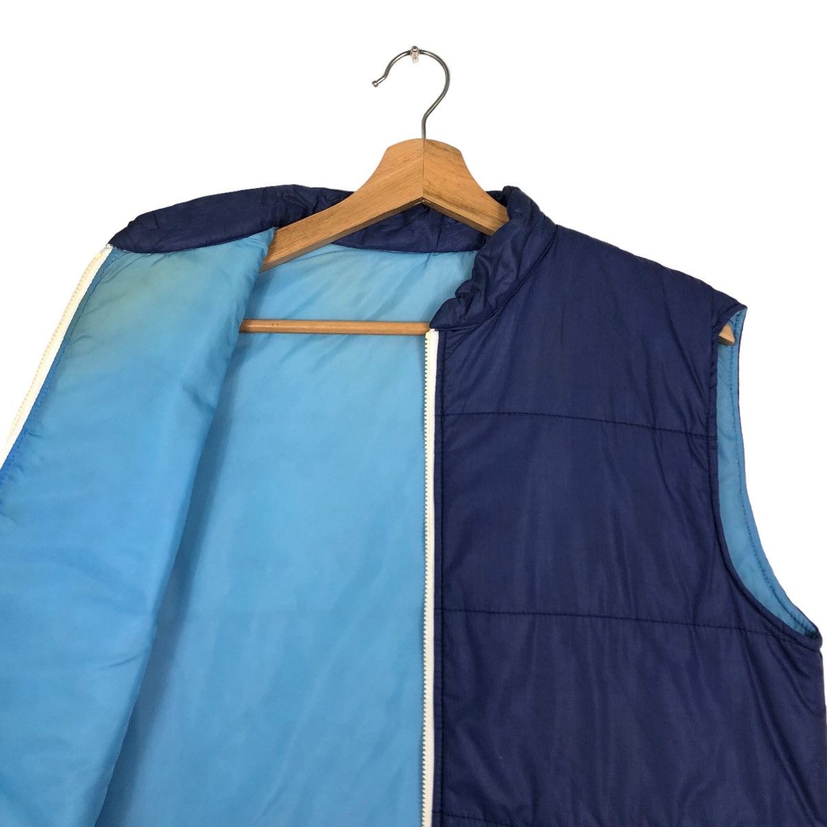 Japanese Brand 🔥Rare Puffer Down Vest Mitsubishi Electric Big Logo Work Size US M / EU 48-50 / 2 - 10 Thumbnail