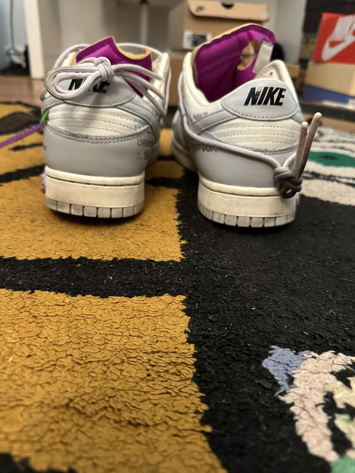 Nike × Off-White Off-White x Dunk low ‘Lot 03 of 50’ Size US 11 / EU 44 - 7 Thumbnail