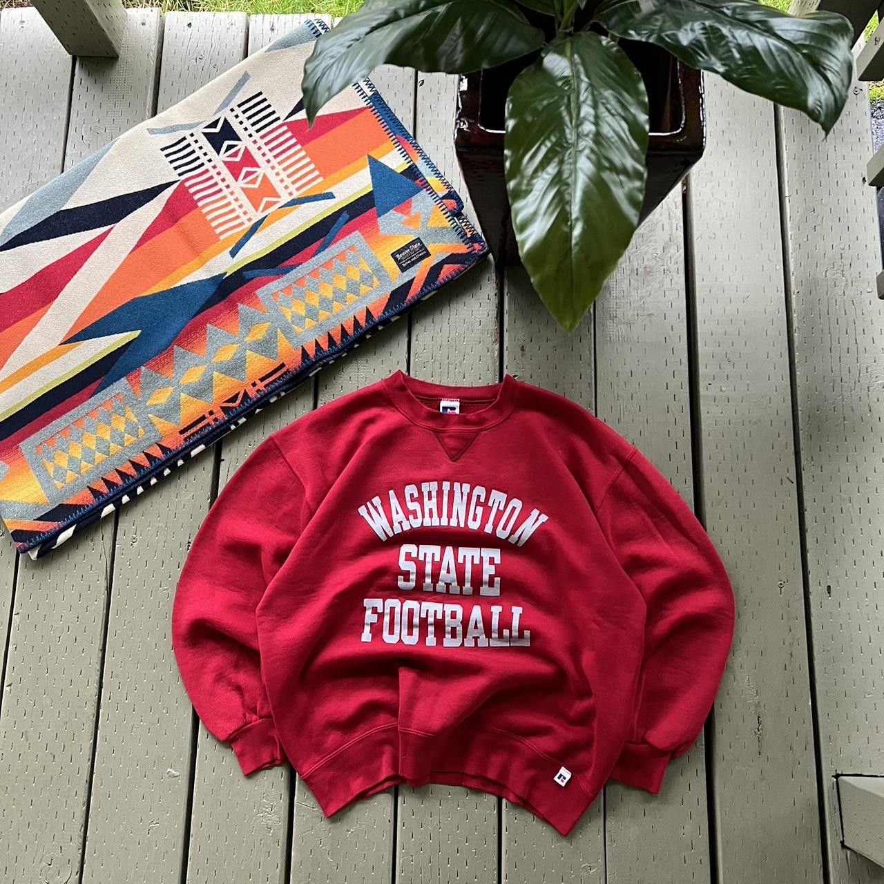 Russell Athletic × Vintage Vintage Washington State Cougars Crewneck Sweatshirt Size US L / EU 52-54 / 3 - 2 Thumbnail