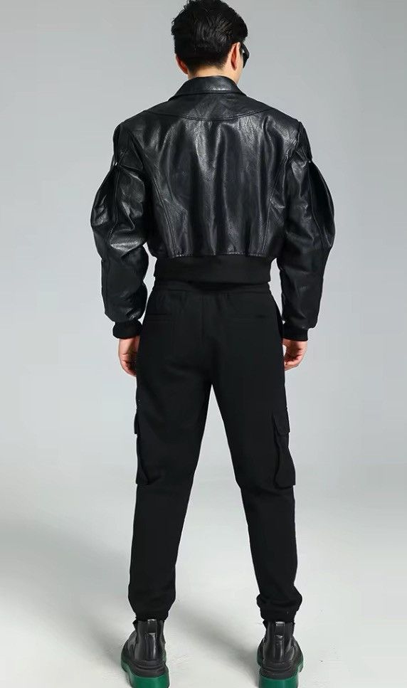 Japanese Brand BlackPU Leather Jacket Opium Size US M / EU 48-50 / 2 - 3 Thumbnail