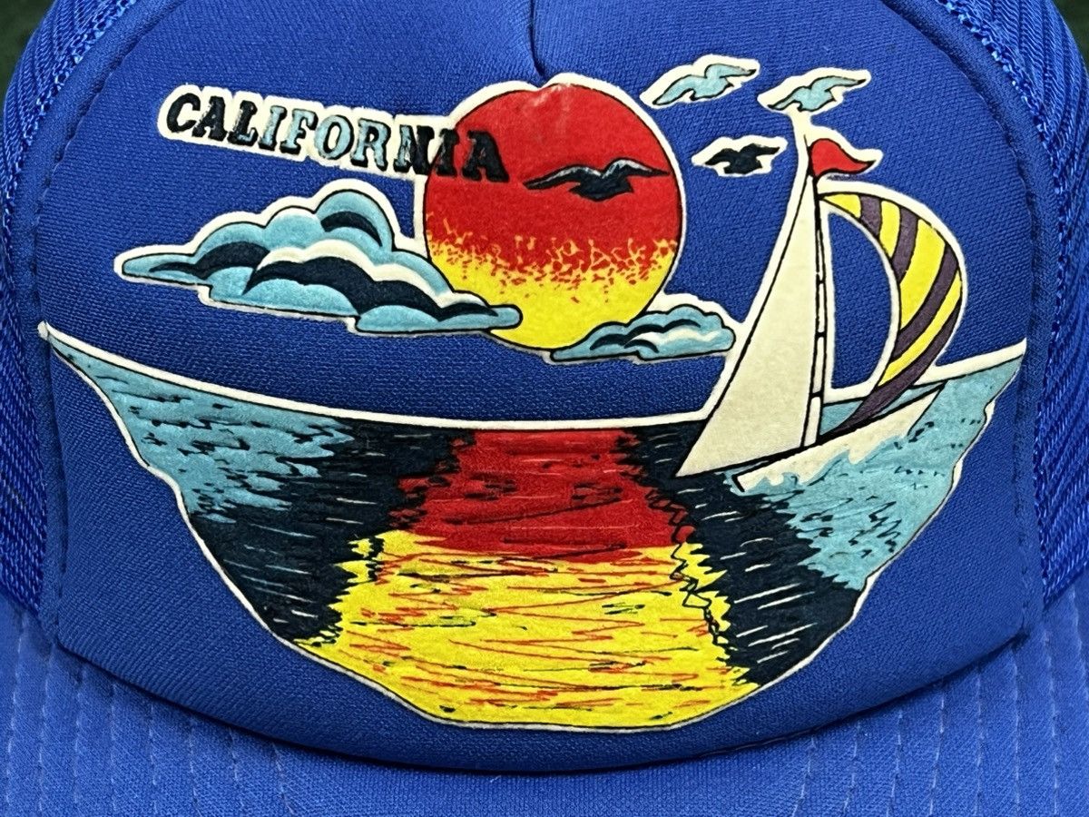 Vintage Vintage 80s California Trucker Hat Size ONE SIZE - 2 Thumbnail