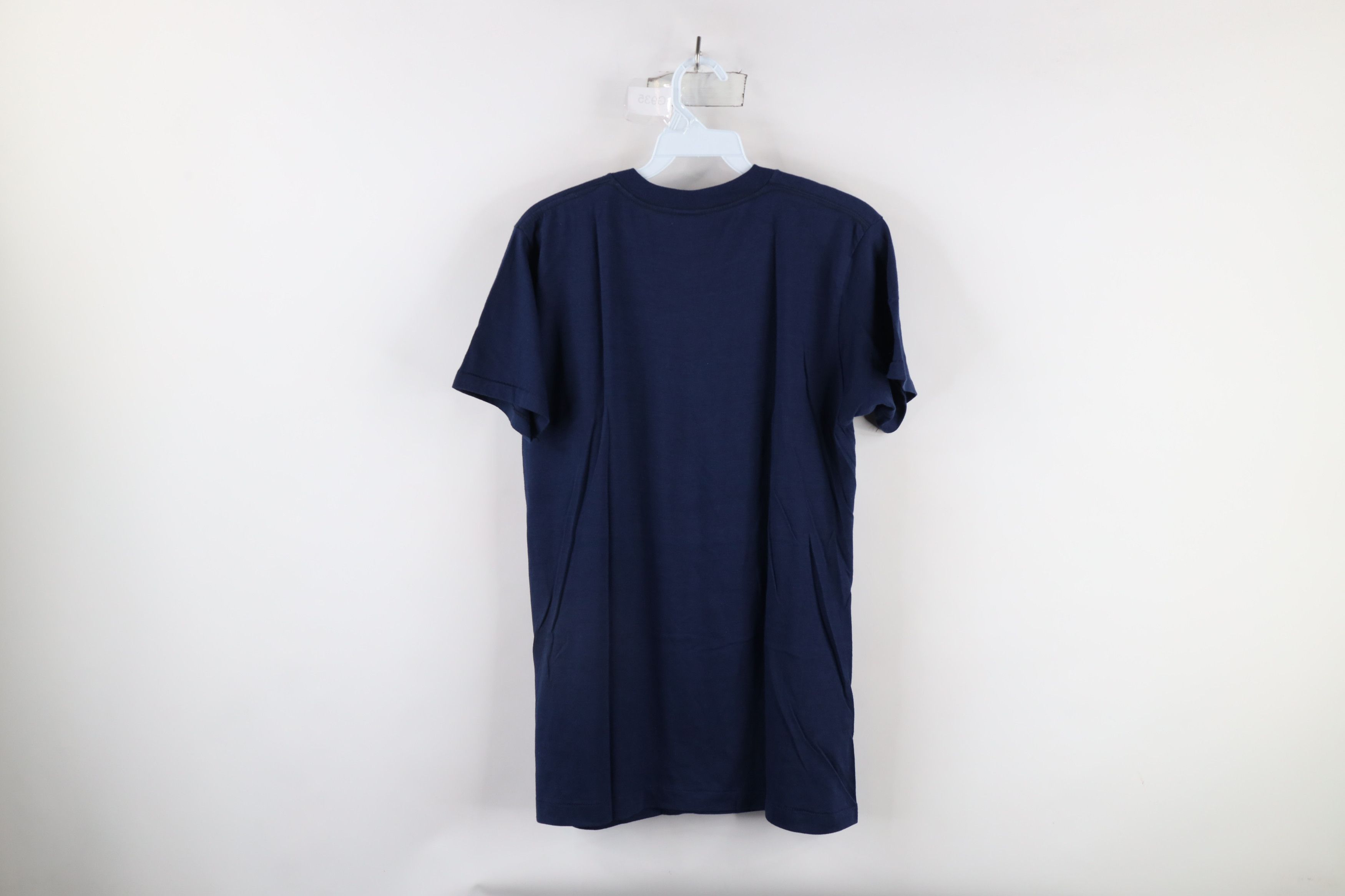 Vintage NOS Vintage 80s Local 20 Teamsters Union T-Shirt Blue USA Size US L / EU 52-54 / 3 - 6 Thumbnail