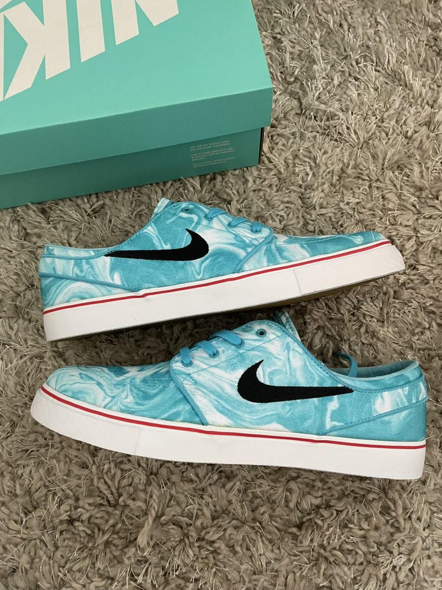 Nike SB Nike Zoom Stefan Janoski CNVS PRM Blue Size US 9.5 / EU 42-43 - 2 Thumbnail