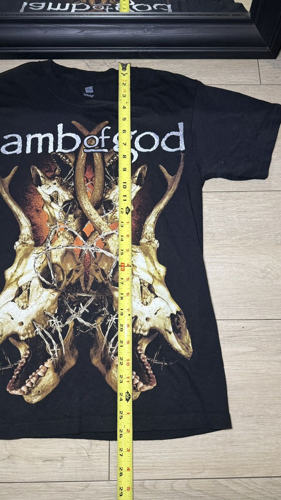 Giant Y2K 2000s Lamb Of God Tangled Bones Concert Shirt Size US S / EU 44-46 / 1 - 4 Thumbnail