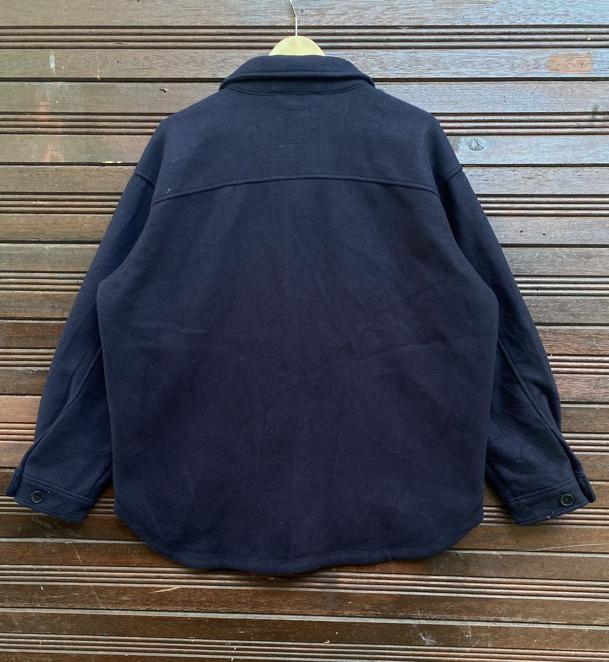 Japanese Brand Back Number Wool pocket Baggy Jackets Size US L / EU 52-54 / 3 - 3 Thumbnail
