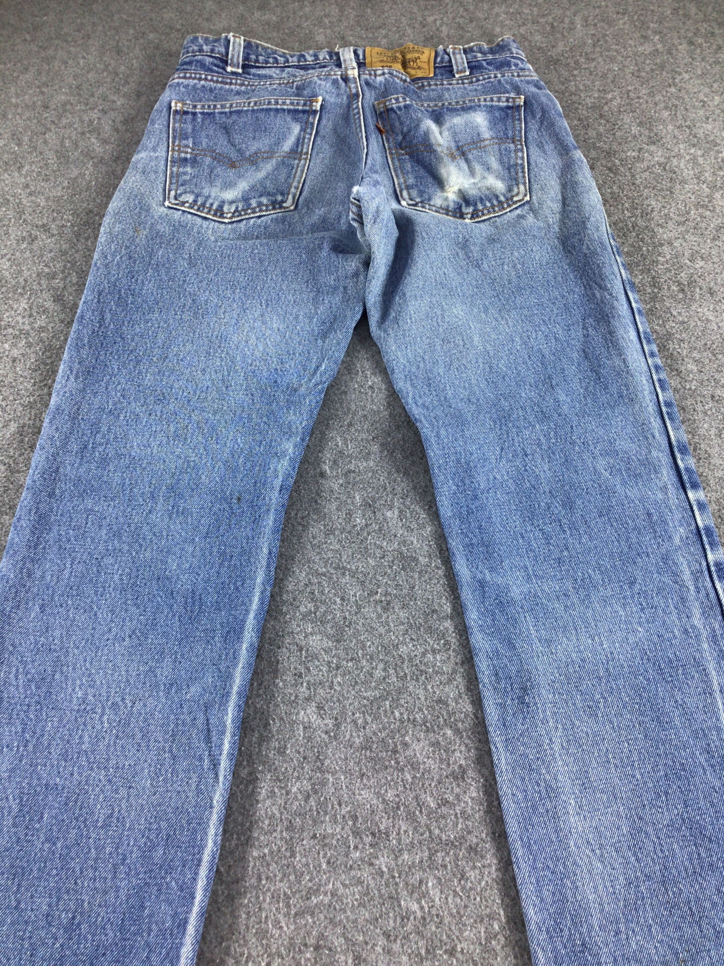 Levi's Vintage 90s Levis 506 Orange Tab Jeans-J397 Size US 29 - 4 Thumbnail