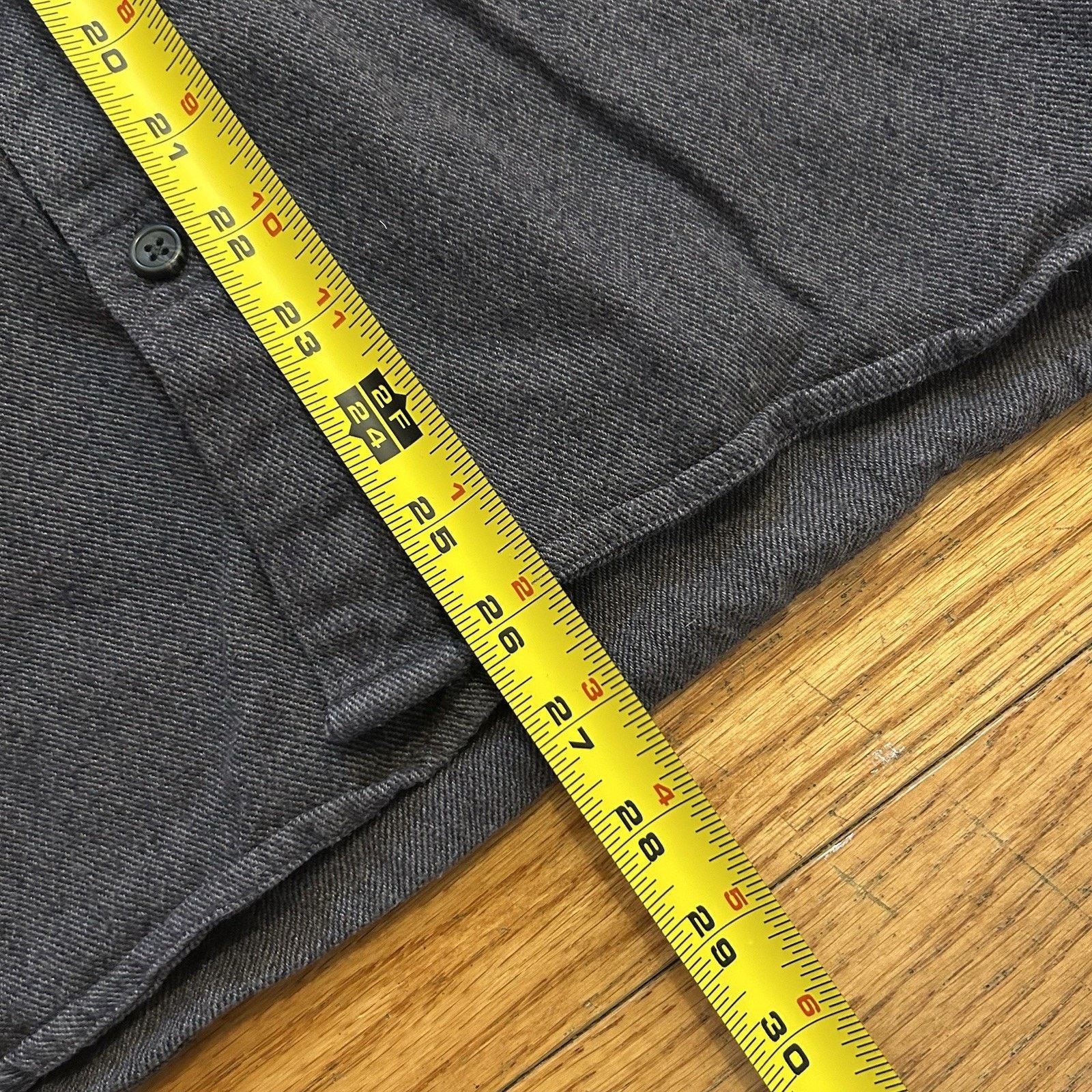 Flint And Tinder Flint And Tinder Grey Denim Button Up Work Shirt Large Size US L / EU 52-54 / 3 - 6 Thumbnail